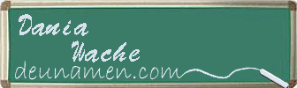 Dania Wache Visitenkarte